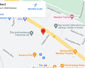 Google Maps Nakupovalni park Tezno